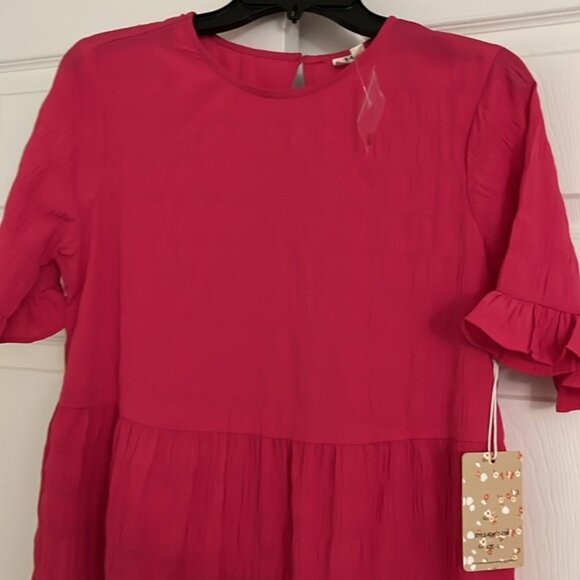 Pink Babydoll Dress NWT - Picture 2 of 2
